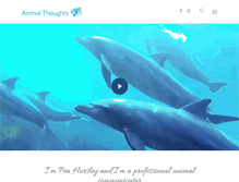 Tablet Screenshot of animalthoughts.com